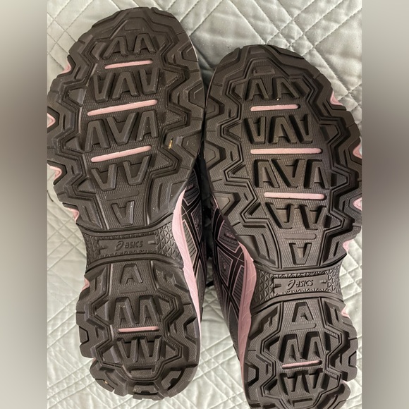 Asics running shoes size 8, pink (mauve) and grey - Picture 6 of 9